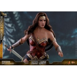 Hot Toys MMS451 Justice League Wonder Woman Gal Gadot Deluxe Version 1/6 Collectible Figurine 29cm