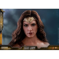 Hot Toys MMS451 Justice League Wonder Woman Gal Gadot Deluxe Version 1/6 Collectible Figurine 29cm