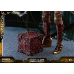Hot Toys MMS451 Justice League Wonder Woman Gal Gadot Deluxe Version 1/6 Collectible Figurine 29cm