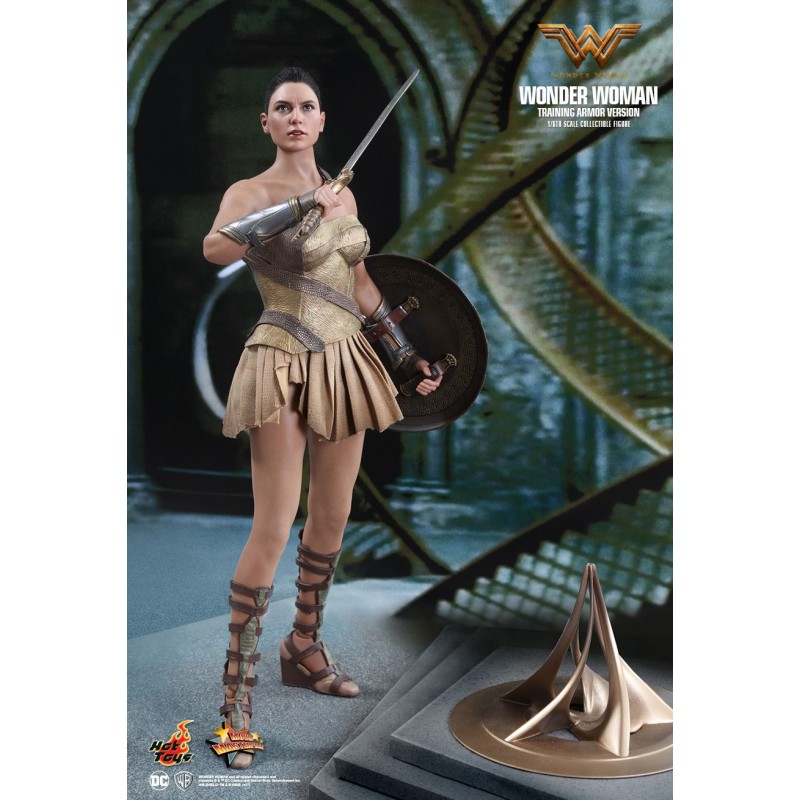 Hot Toys MMS424 Wonder Woman Movie Wonder Woman ( Gal Gabot ) Training Armor Version 1/6 Collectible Figurine 29cm