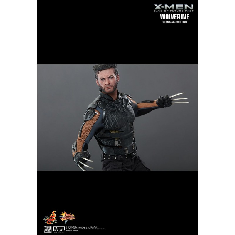 Hot Toys MMS264 X-Men Days of Future Past Wolverine ( Hugh Jackman ) 1/6 Collectible Figurine 30cm