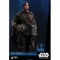 Hot Toys MMS405 Star Wars Rogue One Jyn Erso ( Felicity Jones ) Deluxe Version 1/6 Collectible Figurine 27cm