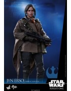 Hot Toys MMS405 Star Wars Rogue One Jyn Erso ( Felicity Jones ) Deluxe Version 1/6 Collectible Figurine 27cm