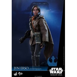 Hot Toys MMS405 Star Wars Rogue One Jyn Erso ( Felicity Jones ) Deluxe Version 1/6 Collectible Figurine 27cm