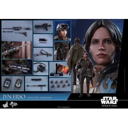 Hot Toys MMS405 Star Wars Rogue One Jyn Erso ( Felicity Jones ) Deluxe Version 1/6 Collectible Figurine 27cm