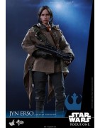 Hot Toys MMS405 Star Wars Rogue One Jyn Erso ( Felicity Jones ) Deluxe Version 1/6 Collectible Figurine 27cm