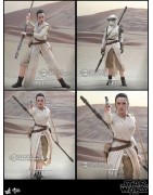 Hot Toys MMS337 Star Wars VII 7 The Force Awakens BB-8 & Rey ( Daisy Ridley ) 1/6 Collectible Figurines Set