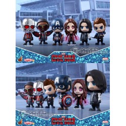Hot Toys COSB256 Captain America: Civil War Team Captain America Collectible Set de 6