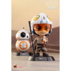 Hot Toys COSB404-406 Star Wars Episode VII Rey & BB-8 Cosbaby (S) Bobble-Head Collectible Set