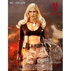 Digital Camouflage Women Soldier Max avec tête de Jessica Alba Action Figurine 30cm VERYCOOL VCF-2030 1/6