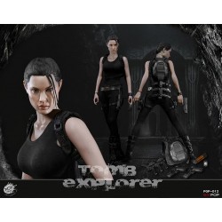 The Tomb Explorer inspiré de TOMB RAIDER Angelina Jolie Deluxe Version 1/6 Figurine 30cm POPTOYS EX012B