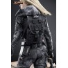 Python Stripe Camouflage Villa Sister Flower Avec Tête Cara Delevigne Black Version Very Cool VCF-2035A