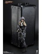 Python Stripe Camouflage Villa Sister Flower Avec Tête Cara Delevigne Black Version Very Cool VCF-2035A