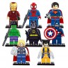 Marvel Assemblage construction Figurines Jouets Avengers Age of Ultron Avengers Figurine avec Base et cartes 8-pack