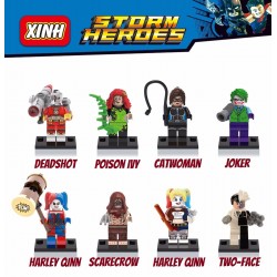 Lego - Compatible - Two-Face The Joker Catwoman Dark Night 8 Custom Minifigures