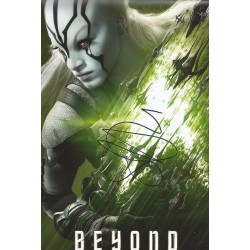 Autographe de Sofia BOUTELLA Signed 12x8 Photo STAR TREK BEYOND AFTAL (A)