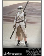 Hot Toys MMS337 Star Wars VII 7 The Force Awakens BB-8 & Rey ( Daisy Ridley ) 1/6 Collectible Figurines Set