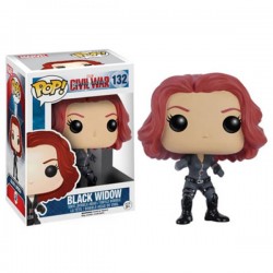 Funko Pop - 132 - Marvel Captain America Civil War Black Widow Figurine Funko Pop!