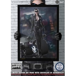 Catwoman (TDKR, Cat) Anne Hathaway Dark City Comic Art Series 200 Limited Print