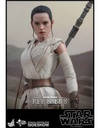 Hot Toys MMS337 Star Wars VII 7 The Force Awakens BB-8 & Rey ( Daisy Ridley ) 1/6 Collectible Figurines Set