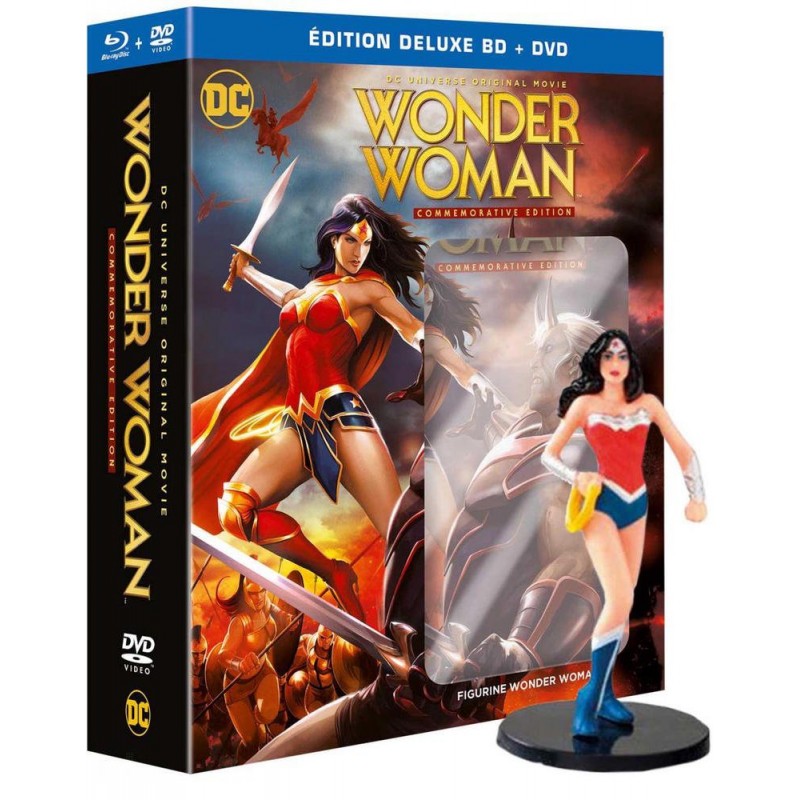 Wonder Woman - Édition Commemorative Deluxe - Blu-ray + DVD + Figurine
