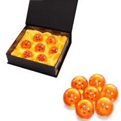 LIHAO DragonBall Z Dragon Ball Z 7 pcs Boule de Cristal Set Anime Cosplay Collection Coffret (Diamètre du ball: 4.3cm)