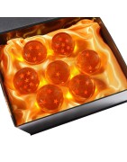 LIHAO DragonBall Z Dragon Ball Z 7 pcs Boule de Cristal Set Anime Cosplay Collection Coffret (Diamètre du ball: 4.3cm)