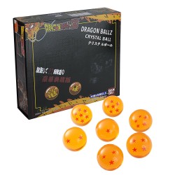 LIHAO DragonBall Z Dragon Ball Z 7 pcs Boule de Cristal Set Anime Cosplay Collection Coffret (Diamètre du ball: 4.3cm)