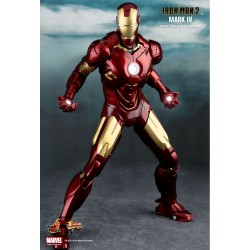 Hot Toys MMS123 IRON MAN 2 Mark IV Limited Edition Collectible Figurine 12" 30cm
