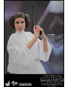 Hot Toys MMS298 Star Wars Ep. IV Un Nouvel Espoir Princesse Leia Carrie Fisher 1/6 Collectible Figurine 26cm