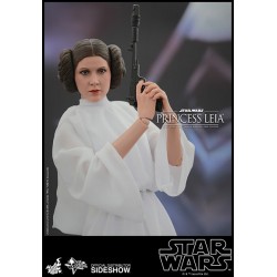 Hot Toys MMS298 Star Wars Ep. IV Un Nouvel Espoir Princesse Leia Carrie Fisher 1/6 Collectible Figurine 26cm