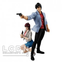 City Hunter Private Eyes G.E.M. Series PVC Statues Nicky Larson ( Saeba Ryo ) & Laura Makimura ( Kaori ) 17 - 25 cm