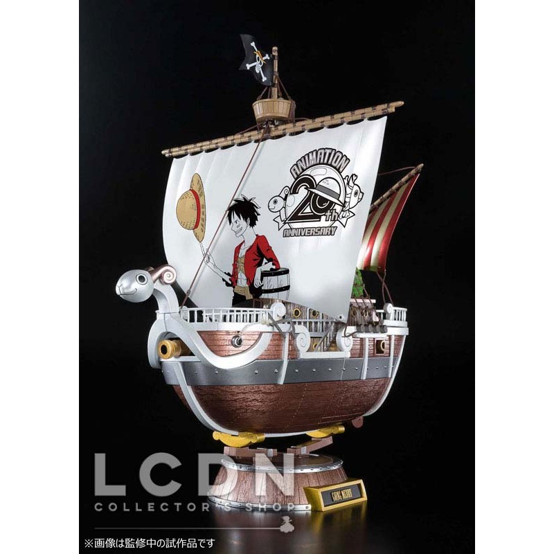 One Piece Chogokin Diecast Model Going Merry 20th Memorial Edition 28 cm