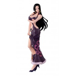 One Piece Gold Glitter & Glamours Boa Hancock Crash Style Version PVC Statue 25cm