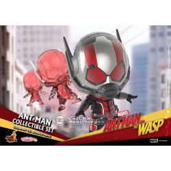 Hot Toys COSB489 Ant-Man & La Guêpe Ant-Man Cosbaby (S) Bobble-Head Collectible Set de 3