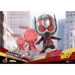 Hot Toys COSB489 Ant-Man & La Guêpe Ant-Man Cosbaby (S) Bobble-Head Collectible Set de 3