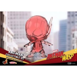 Hot Toys COSB489 Ant-Man & La Guêpe Ant-Man Cosbaby (S) Bobble-Head Collectible Set de 3