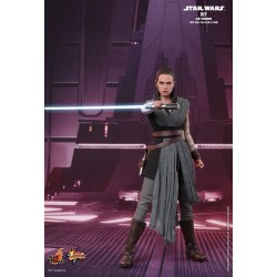 Hot Toys MMS446 Star War Episode VIII Les Derniers Jedi Rey ( Daisy Ridley ) Jedi Training 1/6 Collectible Figurine 28cm
