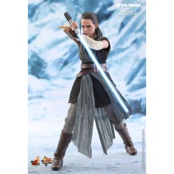 Hot Toys MMS446 Star War Episode VIII Les Derniers Jedi Rey ( Daisy Ridley ) Jedi Training 1/6 Collectible Figurine 28cm