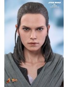 Hot Toys MMS446 Star War Episode VIII Les Derniers Jedi Rey ( Daisy Ridley ) Jedi Training 1/6 Collectible Figurine 28cm