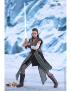 Hot Toys MMS446 Star War Episode VIII Les Derniers Jedi Rey ( Daisy Ridley ) Jedi Training 1/6 Collectible Figurine 28cm