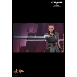 Hot Toys MMS446 Star War Episode VIII Les Derniers Jedi Rey ( Daisy Ridley ) Jedi Training 1/6 Collectible Figurine 28cm