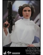Hot Toys MMS298 Star Wars Ep. IV Un Nouvel Espoir Princesse Leia Carrie Fisher 1/6 Collectible Figurine 26cm