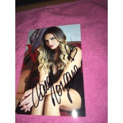 Autographe de Clara MORGANE photo dédicacé  - Format 10x15cm