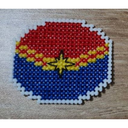 Magnet Captain Marvel : Fait maison