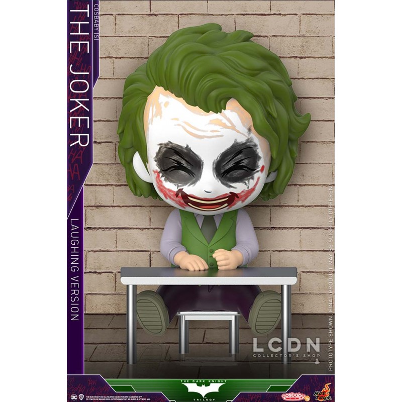 Hot Toys COSB676 The Dark Knight Trilogy Joker Laughing Version Cosbaby (S) Collectible Figurine 10 cm