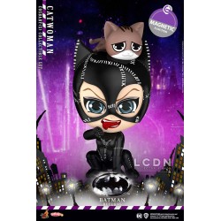 Hot Toys COSB715 Batman Le Défi ( Batman Returns ) Catwoman Cosbaby (S) Collectible Figurine 10 cm