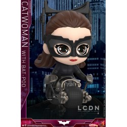 Hot Toys COSB725 The Dark Knight Rises Catwoman avec Bat-Pod Cosbaby (S) Collectible Figurine 10 cm