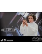 Hot Toys MMS298 Star Wars Ep. IV Un Nouvel Espoir Princesse Leia Carrie Fisher 1/6 Collectible Figurine 26cm