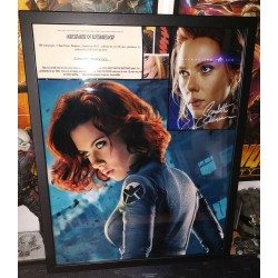 Détails sur  Photo Scarlett Johansson - Marvel Avengers - Black Widow - Signature Officielle